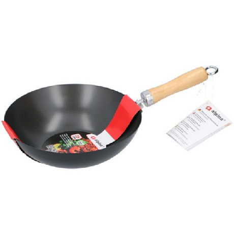 WOK 25CM FANYELES 2RÉTEG NON-STICK ALPINA