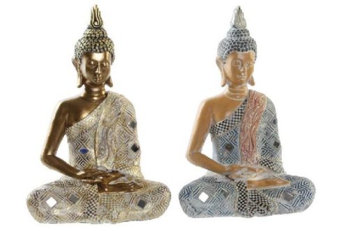 BUDDHA POLIREZIN 22,5X14,5X32,5CM 2F.