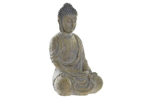 BUDDHA POLIREZIN 10X8X16CM SZÜRKE