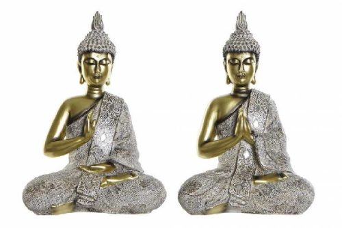 BUDDHA POLIREZIN 26X16X36,5CM 2F.