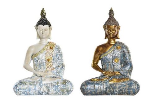 BUDDHA POLIREZIN 17,8X10,6X26,3CM 2F.