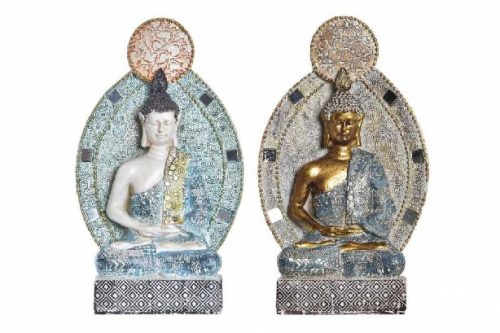 BUDDHA POLIREZIN 12,3X7,7X21,5CM 2F.