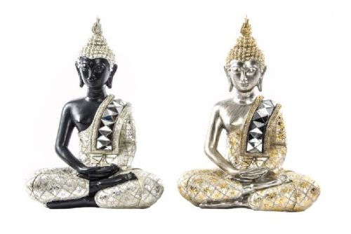 BUDDHA POLIREZIN 25X14X34CM 2F.