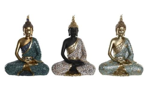 BUDDHA POLIREZIN 20X11X27CM 3F.