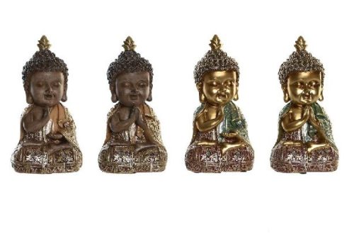 BUDDHA POLIREZIN 10,5X9X19,5CM 4F.