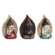 BUDDHA POLIREZIN 16,5X7,5X22,5CM 3F.