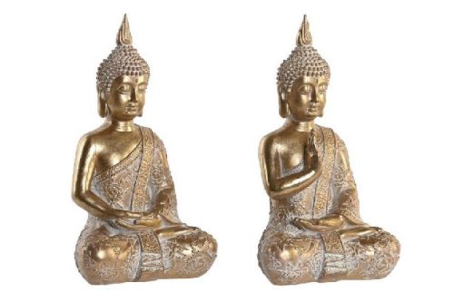 BUDDHA POLIREZIN 13,4X10,3X24,3CM 2F.