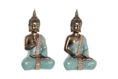 BUDDHA POLIREZIN 13,8X10,3X24,3CM 2F.