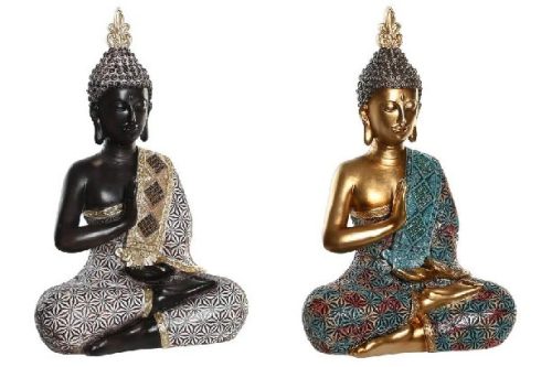 BUDDHA POLIREZIN 24X14X36,5CM 2F.