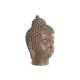 BUDDHA FEJ POLIREZIN 15X16X25,5CM BARNA