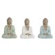 BUDDHA POLIREZIN 14X10,5X18,5CM 3F.